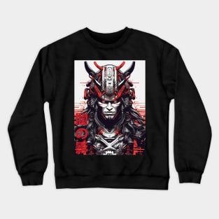 Dark Shadow Futuristic Samurai Crewneck Sweatshirt